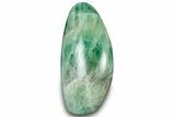 Free-Standing, Polished Green Fluorite - Madagascar #304783-1